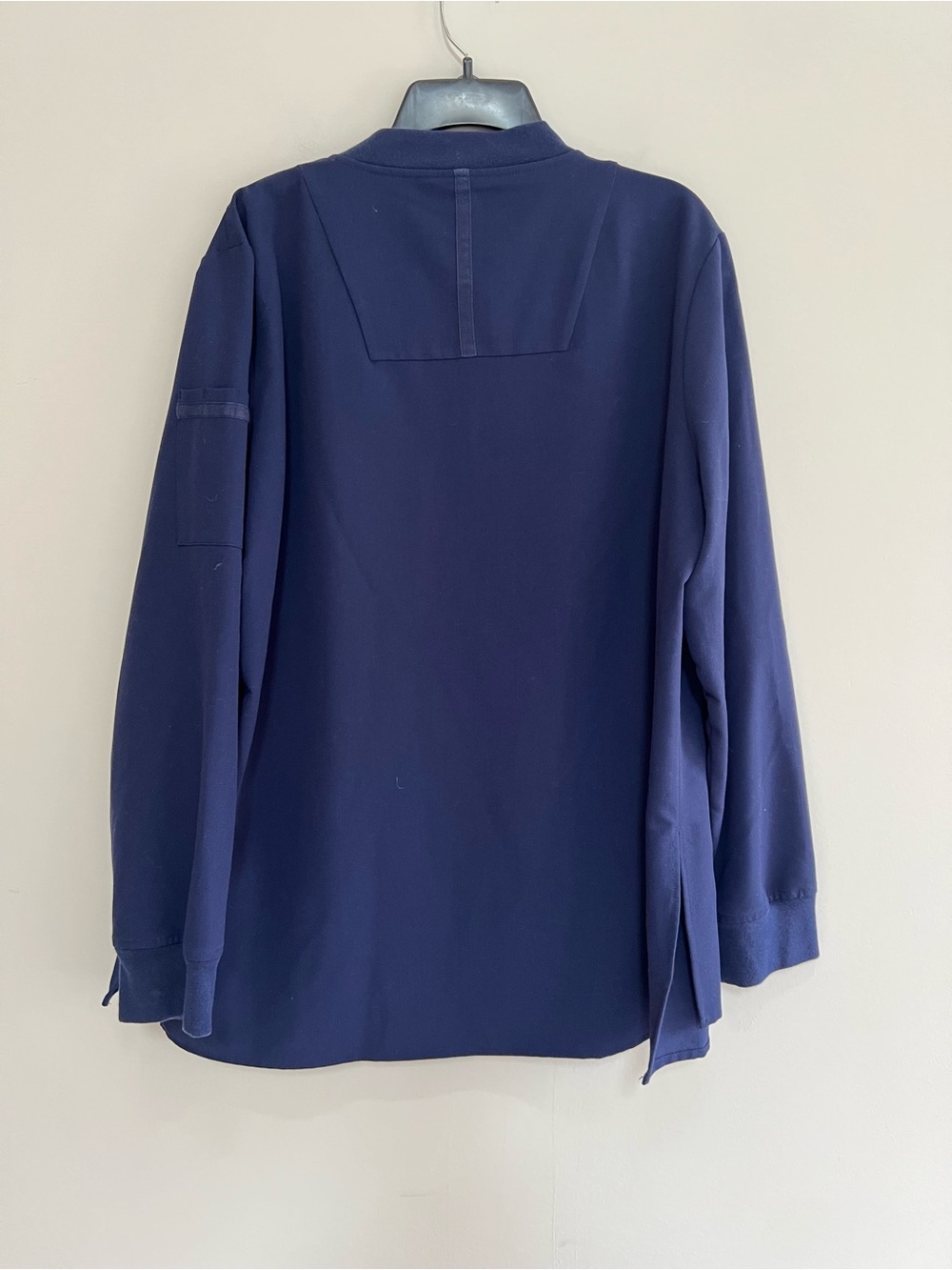 FIGS Women's Bellery Scrub Zippered Lightweight Jacket Navy Blue (PO #1286), XL - Picture 4 of 10